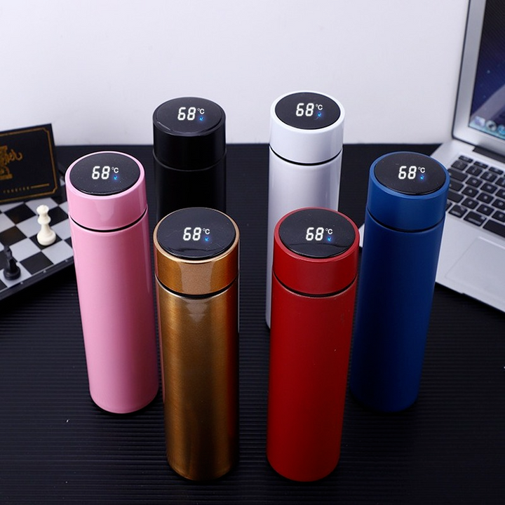 THERMOS BOTTLE WITH TEMPERATURE DISPLAY