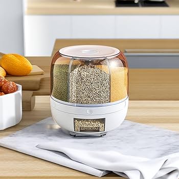 ROTATING STORAGE CONTAINER