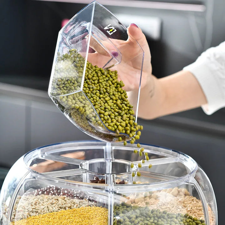 ROTATING STORAGE CONTAINER