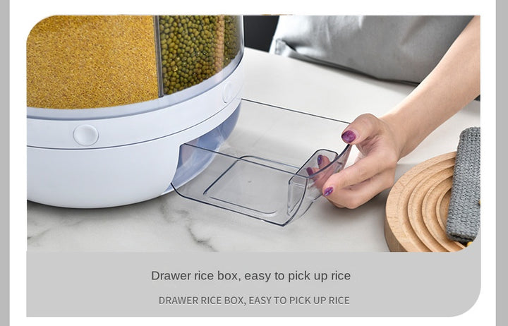 ROTATING STORAGE CONTAINER